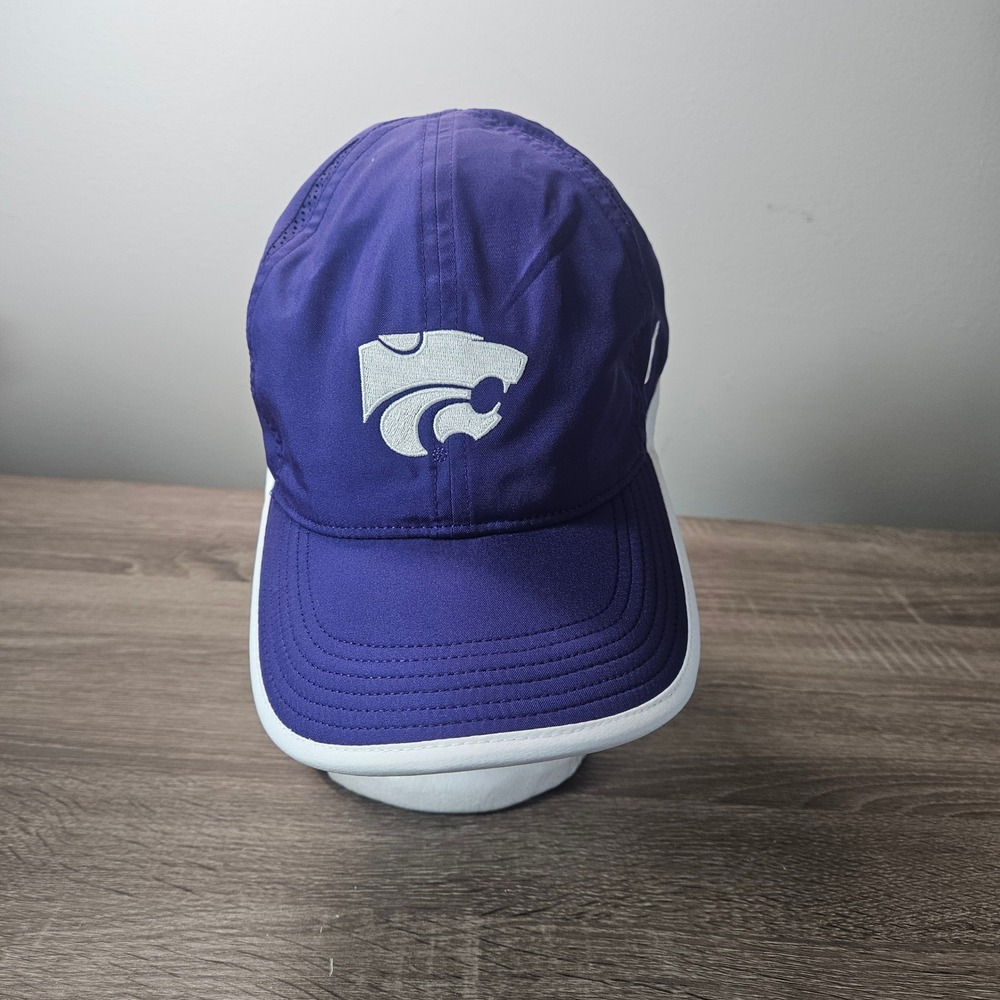 Nike Kansas State Wildcats Dri-FIT Club Cap Purple L/XL On-Field Hat